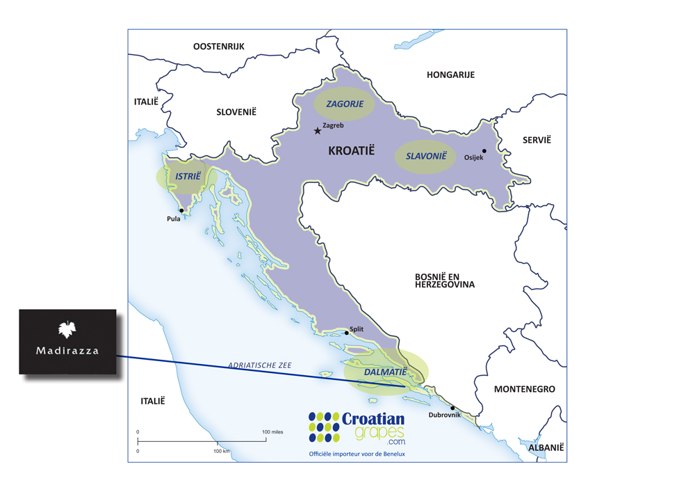 Madirazza wijn uit kroatie