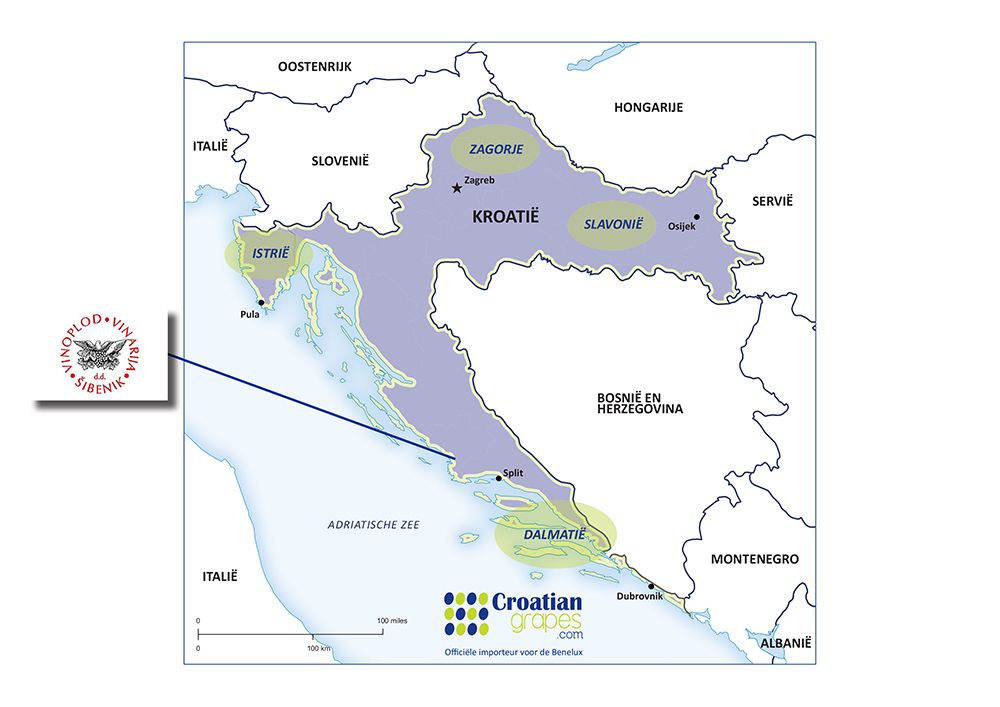 Vinoplod wijn uit kroatie